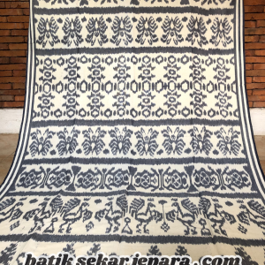 20 Tenun Ikat Jepara Motif Bunga Cerah